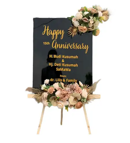 Papan Bunga Akrilik Kubangpari