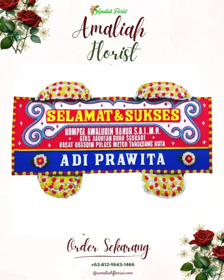 Papan Bunga Ucapan Selamat Kubangpari